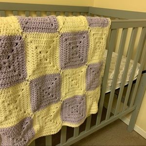 Made by Grandma - Hand Crocheted Baby Blanket